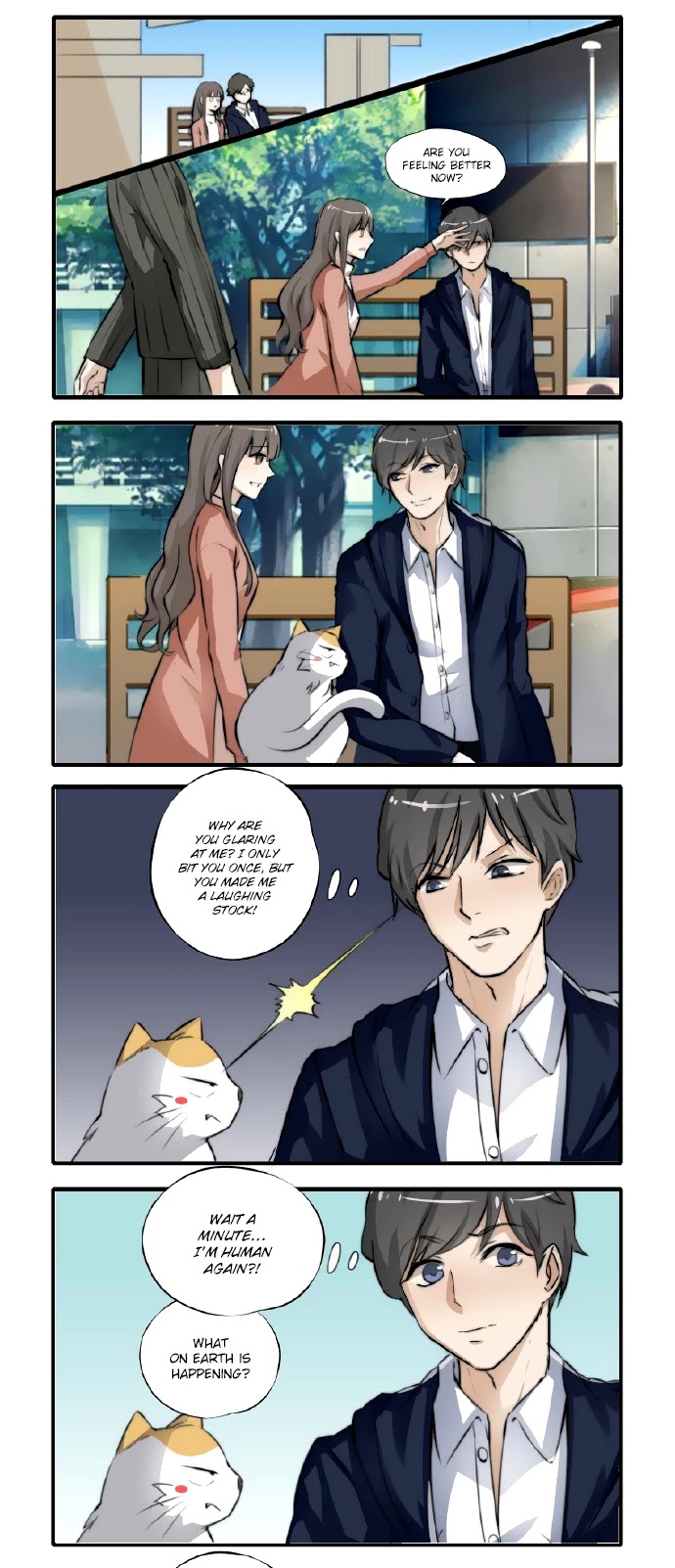 Mister Cat Chapter 21 page 5 - Chapter 21: Bite... Him?