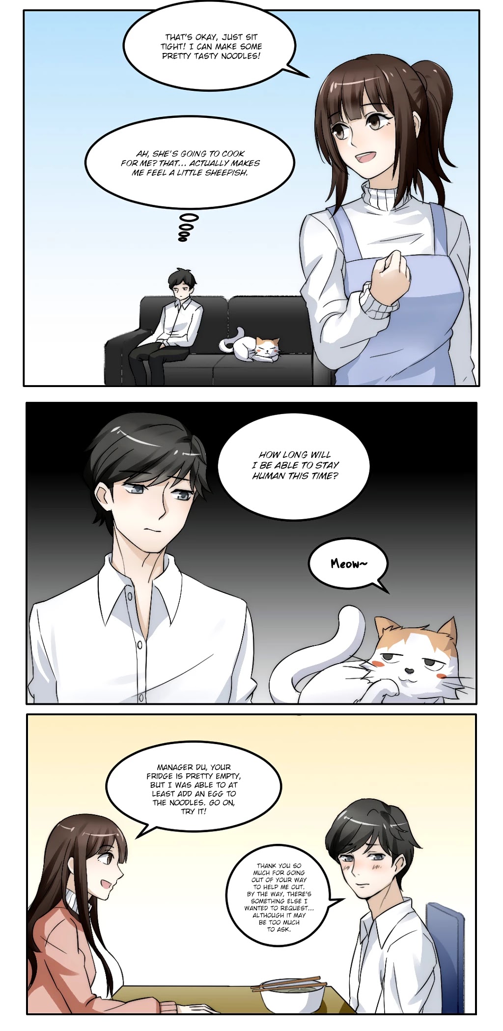 Mister Cat Chapter 22 page 5 - Chapter 22: Have Some Soup With Me
