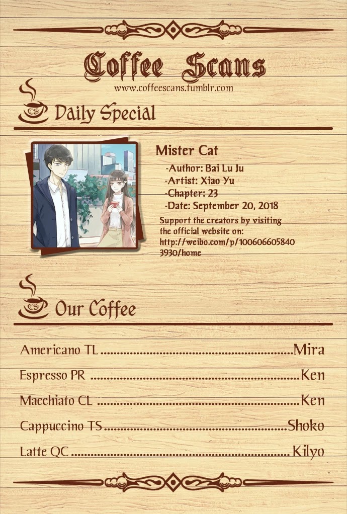 Mister Cat Chapter 23 page 1 - Chapter 23: Fighting For Attention