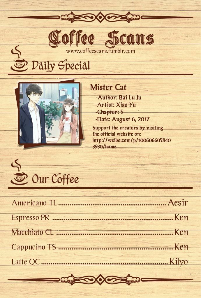 Mister Cat Chapter 5 page 1 - Chapter 5