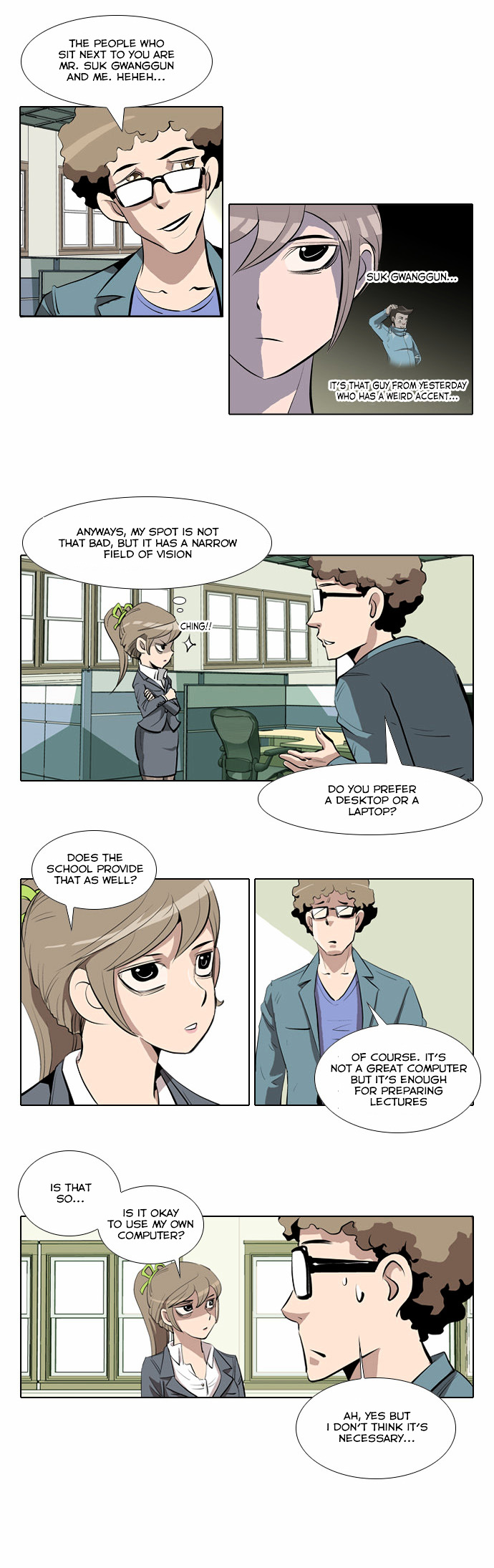 Misun Impossible Chapter 2 page 9 - Chapter 2 : Task 02: That Teacher! Goes to Work!!!