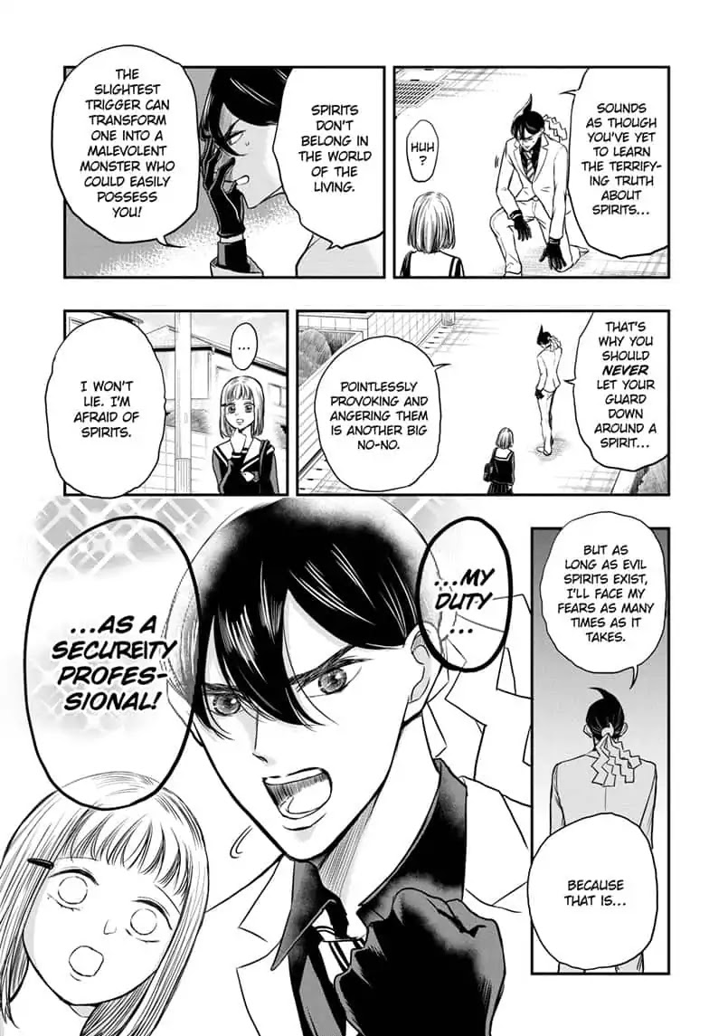 Mitama Security: Spirit Busters Chapter 1 page 19 - Chapter 1: code 1/ The Man Called Joh Mitama