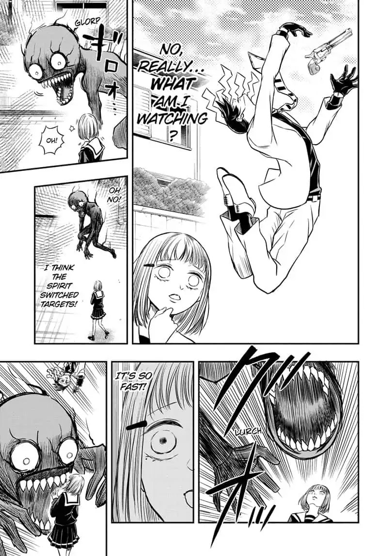 Mitama Security: Spirit Busters Chapter 1 page 31 - Chapter 1: code 1/ The Man Called Joh Mitama