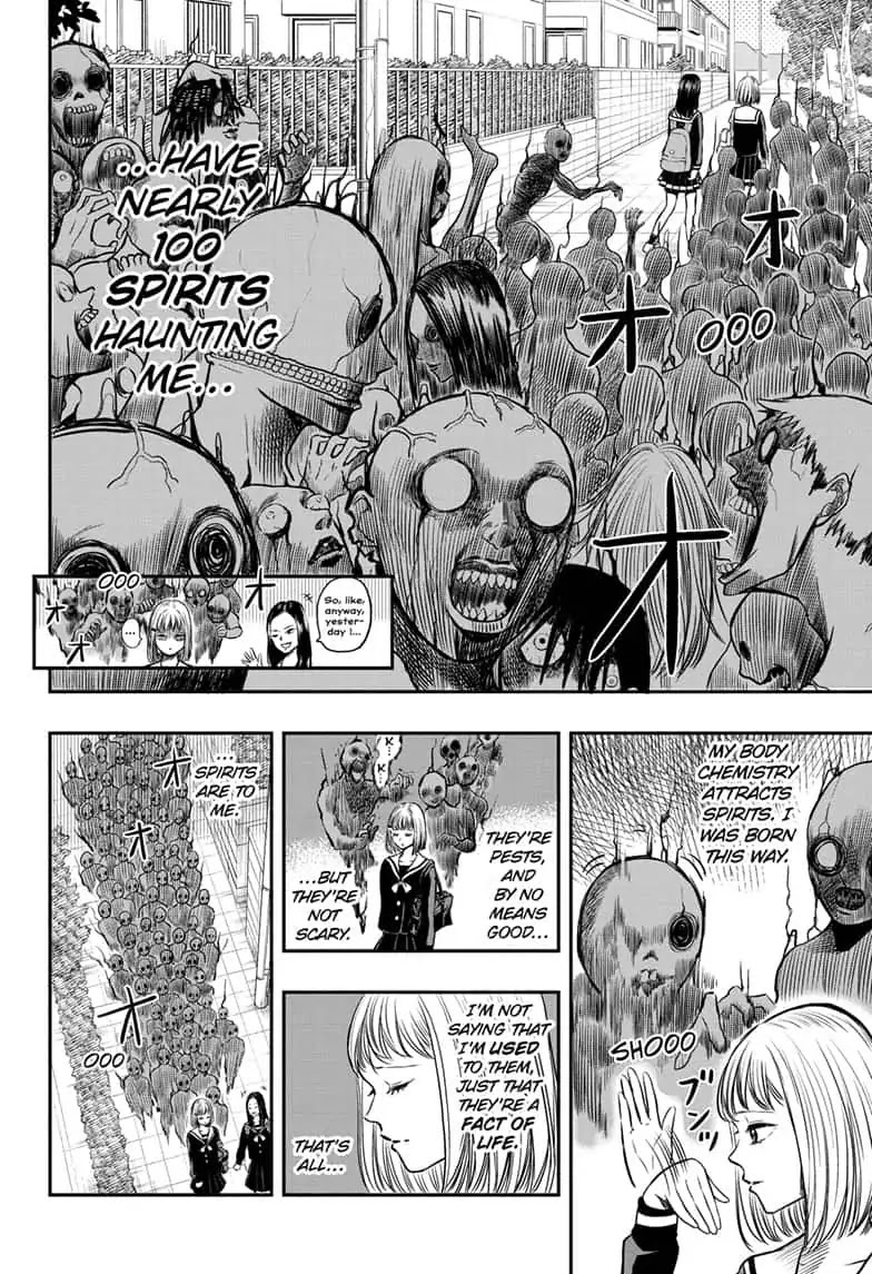Mitama Security: Spirit Busters Chapter 1 page 6 - Chapter 1: code 1/ The Man Called Joh Mitama