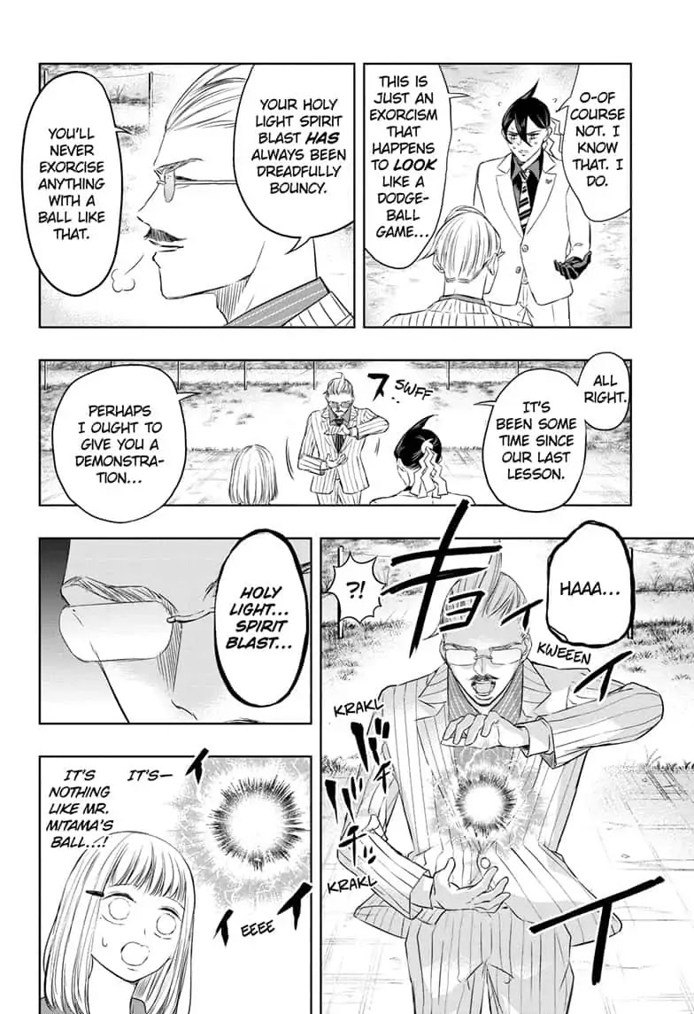 Mitama Security: Spirit Busters Chapter 11 page 12 - Chapter 11: code 11/His Master Wears Stripes