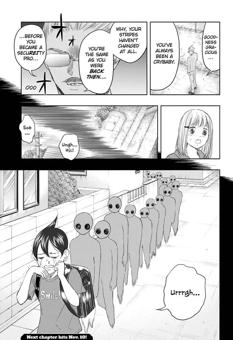 Mitama Security: Spirit Busters Chapter 11 page 17 - Chapter 11: code 11/His Master Wears Stripes