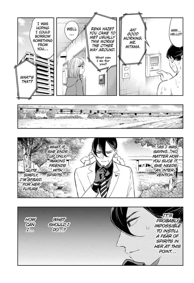 Mitama Security: Spirit Busters Chapter 11 page 3 - Chapter 11: code 11/His Master Wears Stripes