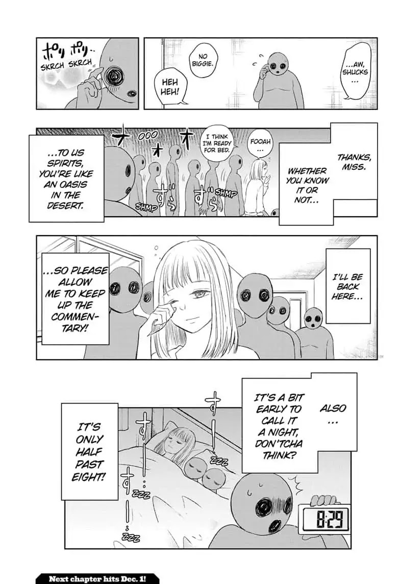 Mitama Security: Spirit Busters Chapter 14 page 17 - Chapter 14: code 14/ A Day in the Life of Rena Haze, Explained!