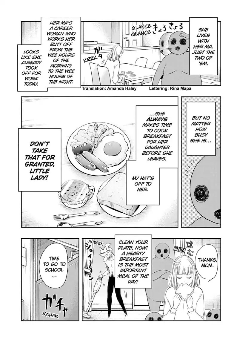 Mitama Security: Spirit Busters Chapter 14 page 3 - Chapter 14: code 14/ A Day in the Life of Rena Haze, Explained!