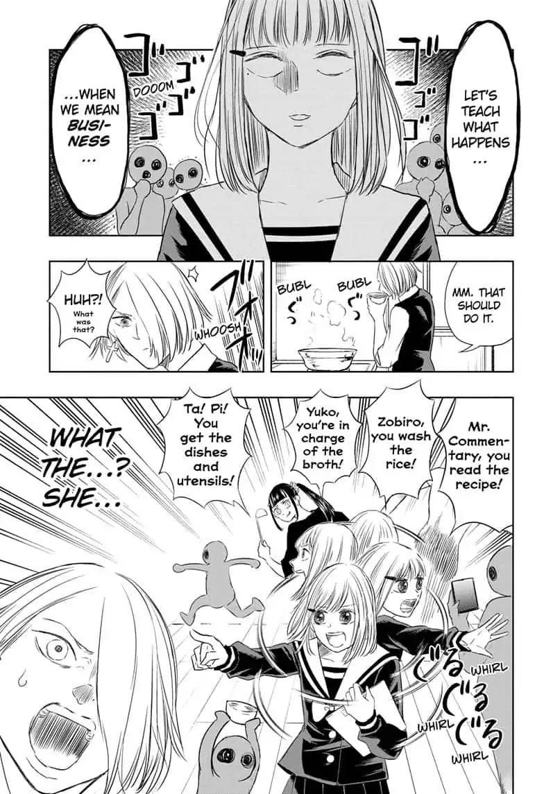 Mitama Security: Spirit Busters Chapter 16 page 11 - Chapter 16: code 16 / The Nursing Championship