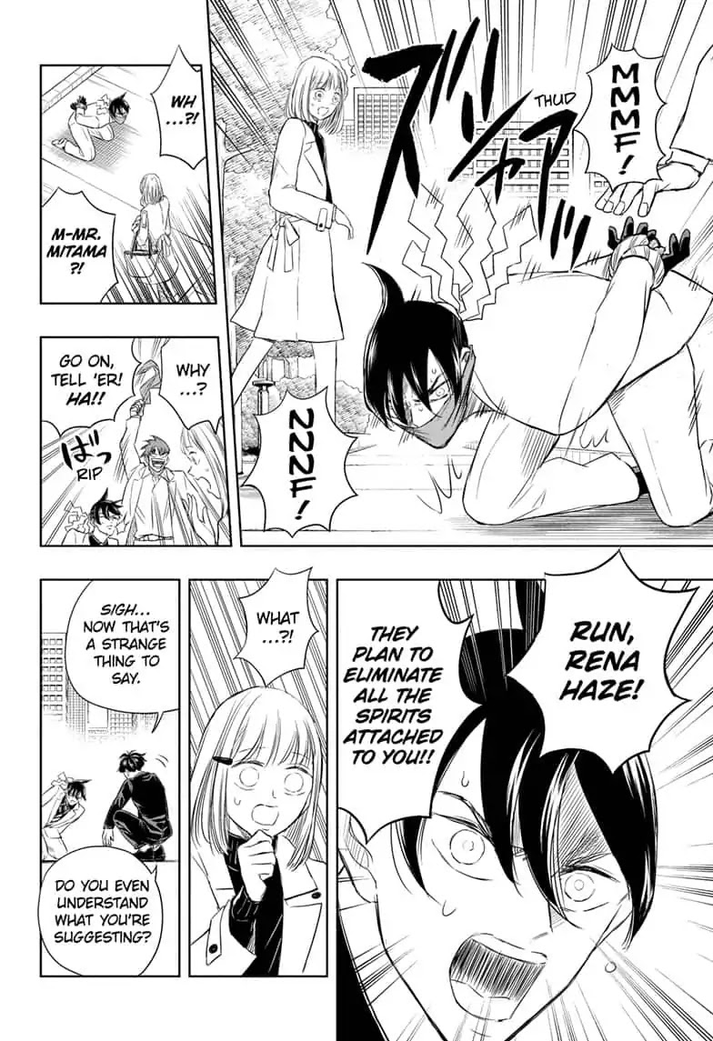 Mitama Security: Spirit Busters Chapter 17 page 14 - Chapter 17: code 17 / The Lost Little Boy