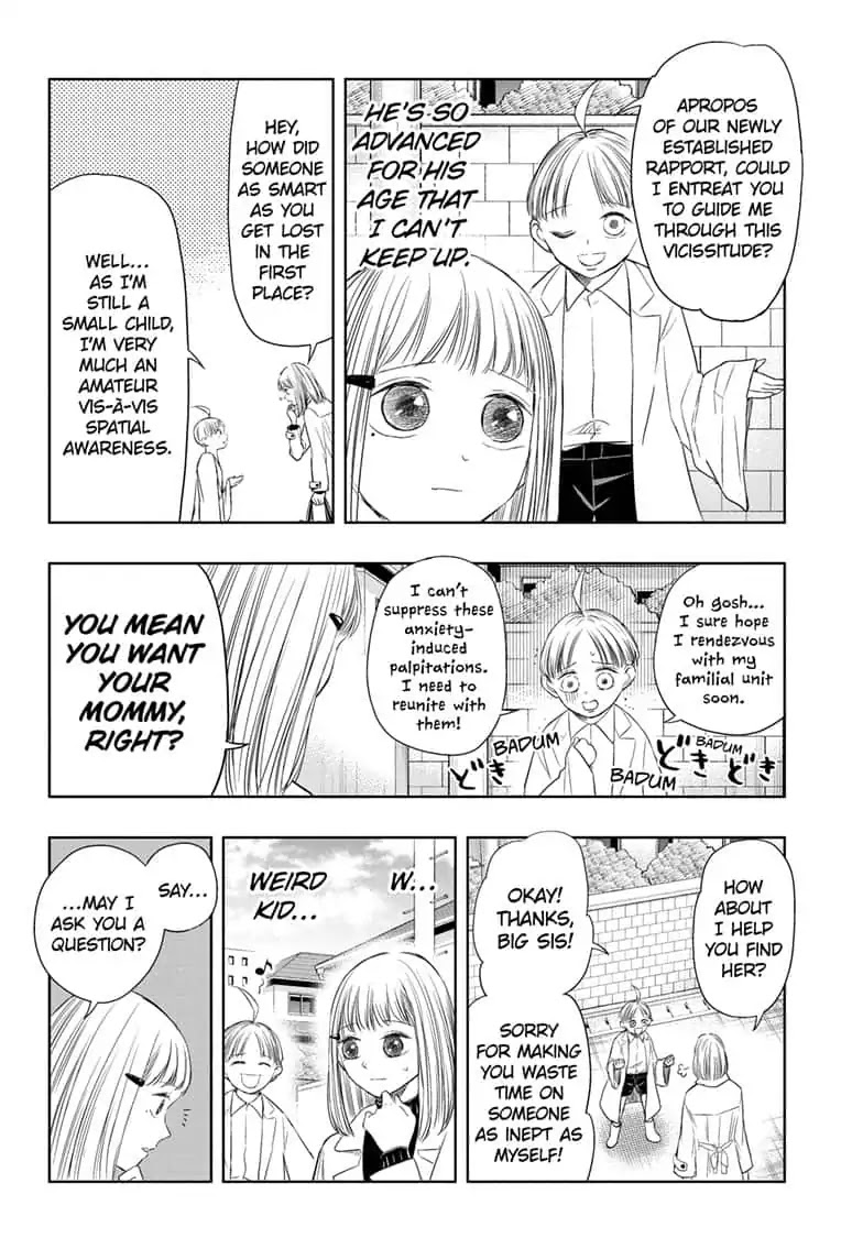 Mitama Security: Spirit Busters Chapter 17 page 4 - Chapter 17: code 17 / The Lost Little Boy