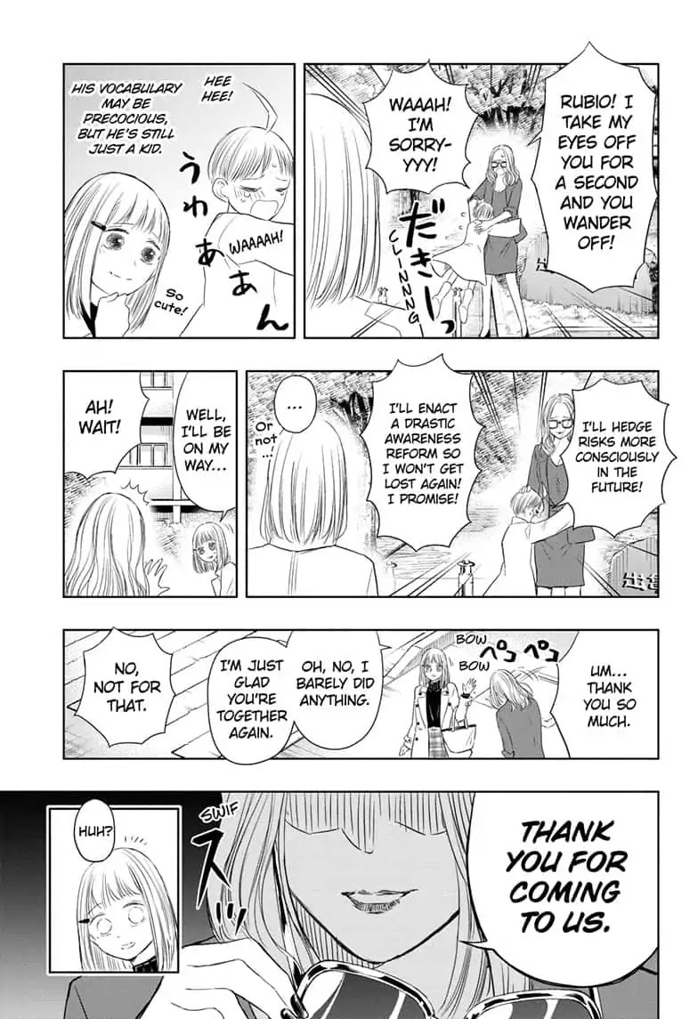 Mitama Security: Spirit Busters Chapter 17 page 9 - Chapter 17: code 17 / The Lost Little Boy