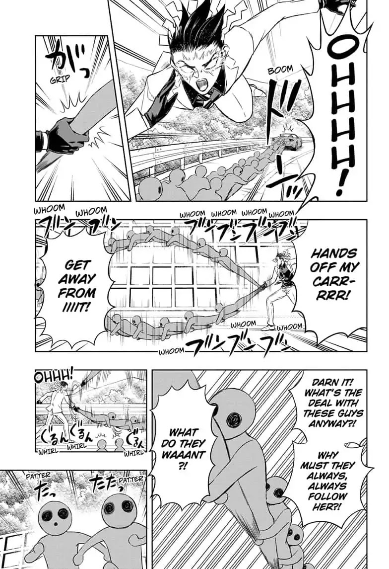 Mitama Security: Spirit Busters Chapter 8 page 13 - Chapter 8: code 8/ Grow, Terror, Grow!