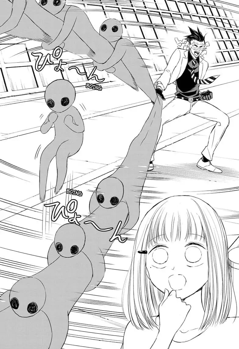 Mitama Security: Spirit Busters Chapter 8 page 14 - Chapter 8: code 8/ Grow, Terror, Grow!