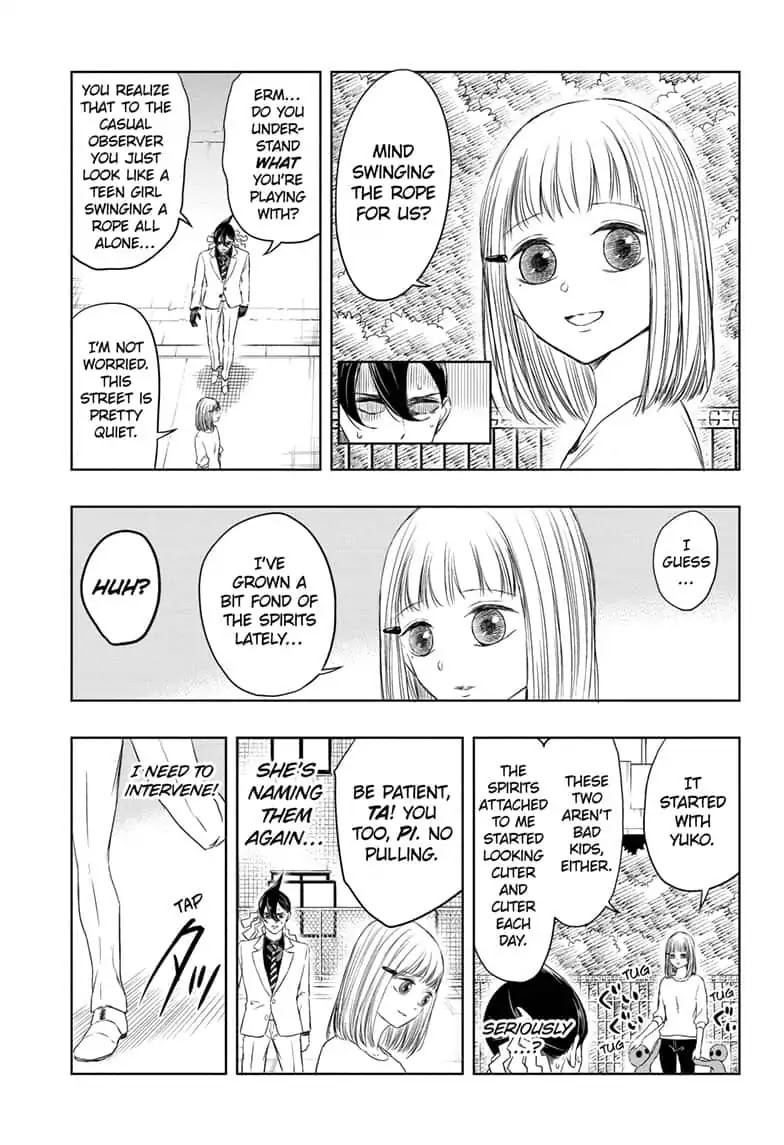 Mitama Security: Spirit Busters Chapter 8 page 3 - Chapter 8: code 8/ Grow, Terror, Grow!