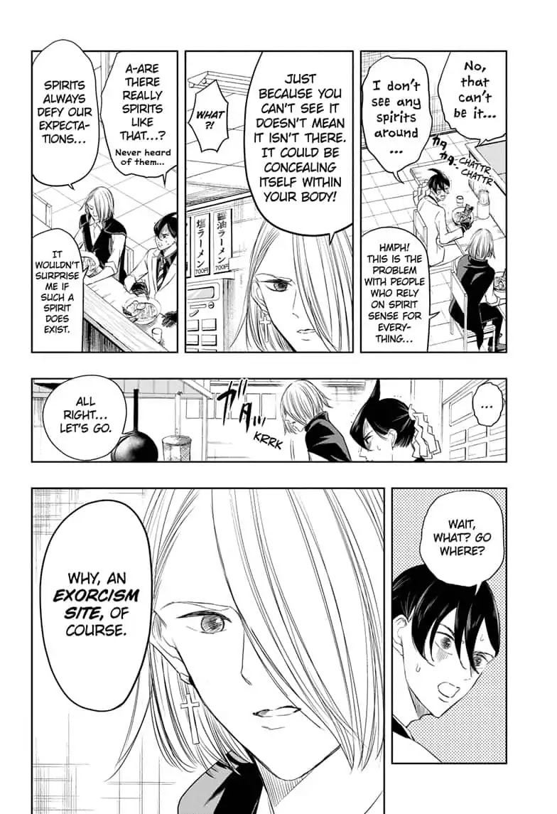 Mitama Security: Spirit Busters Chapter 9 page 2 - Chapter 9: code 9/ To the Exorcism Site