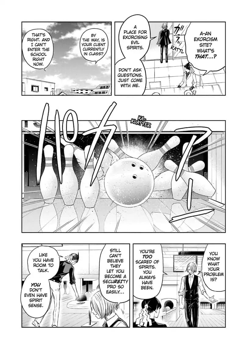Mitama Security: Spirit Busters Chapter 9 page 3 - Chapter 9: code 9/ To the Exorcism Site