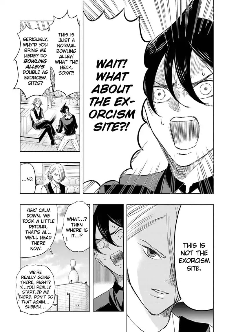 Mitama Security: Spirit Busters Chapter 9 page 5 - Chapter 9: code 9/ To the Exorcism Site