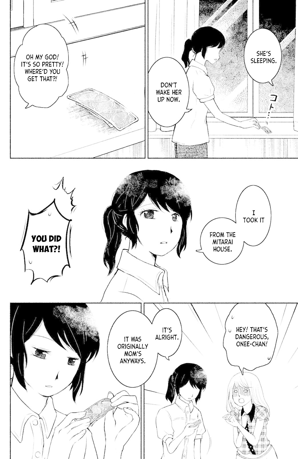 Mitarai-ke, Enjou suru Chapter 1 page 36 - Chapter 1: Barrette