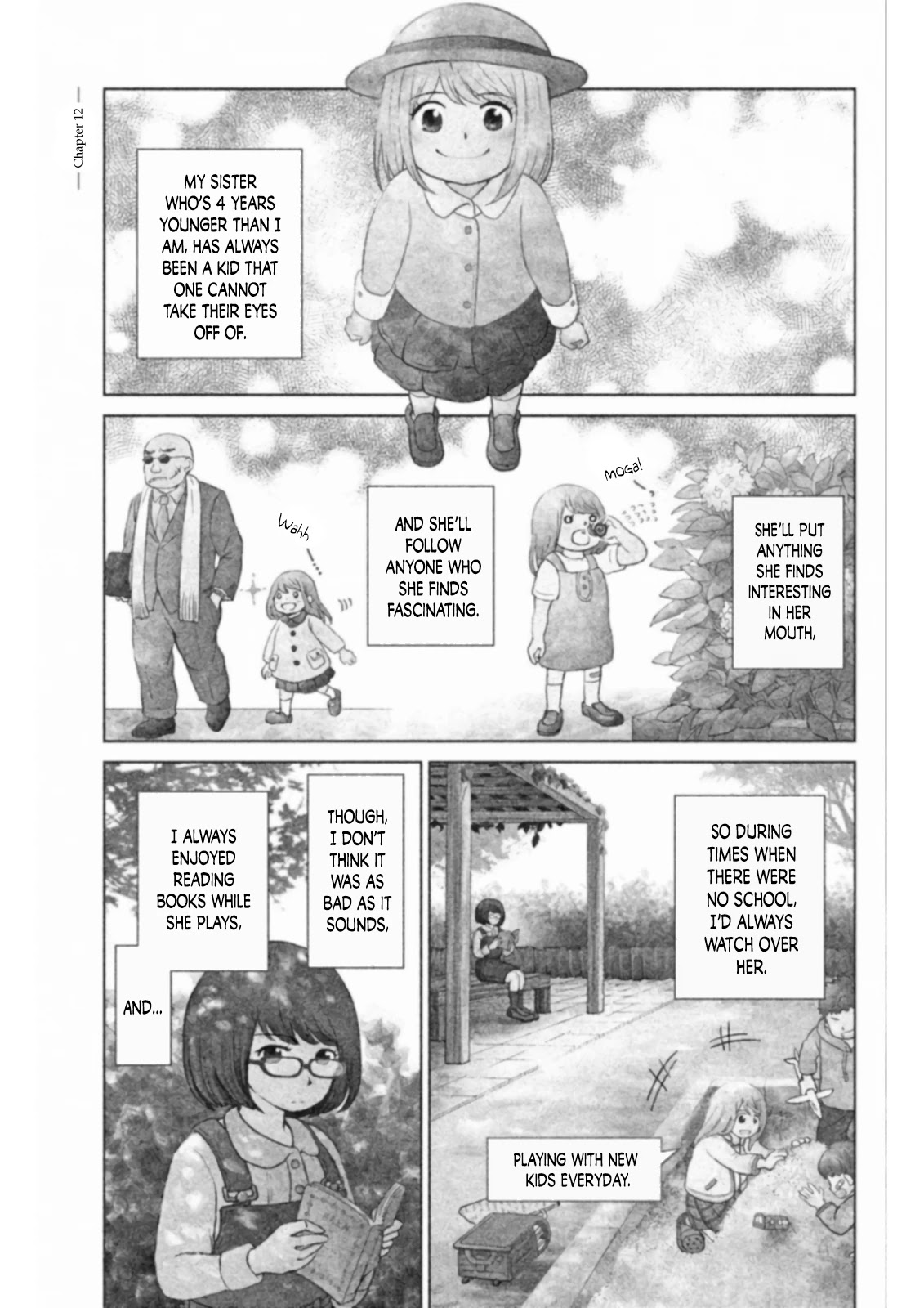 Mitarai-ke, Enjou suru Chapter 12 page 1 - Chapter 12: Big Sister