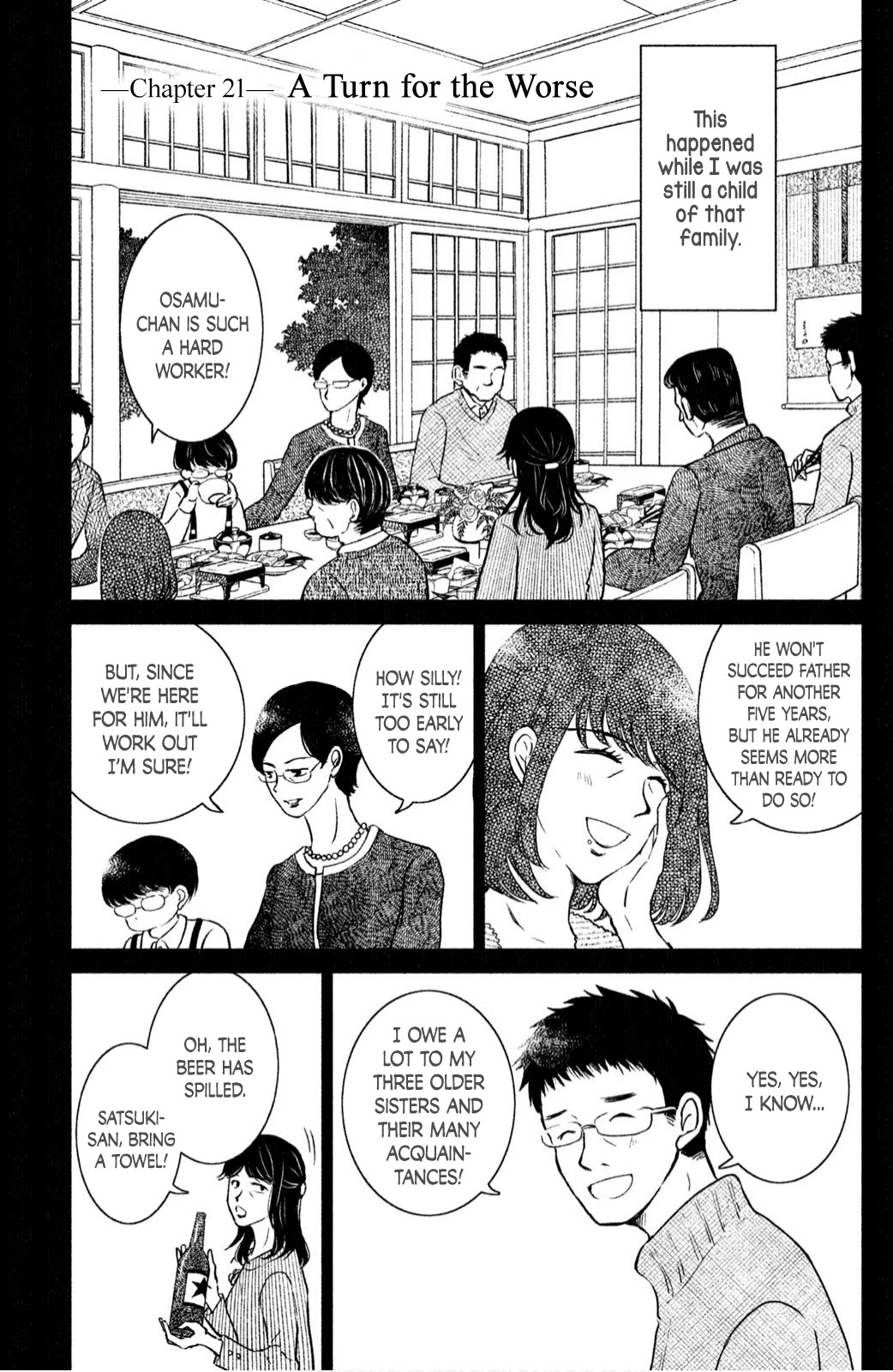 Mitarai-ke, Enjou suru Chapter 21 page 1 - Chapter 21: A Turn for the Worse