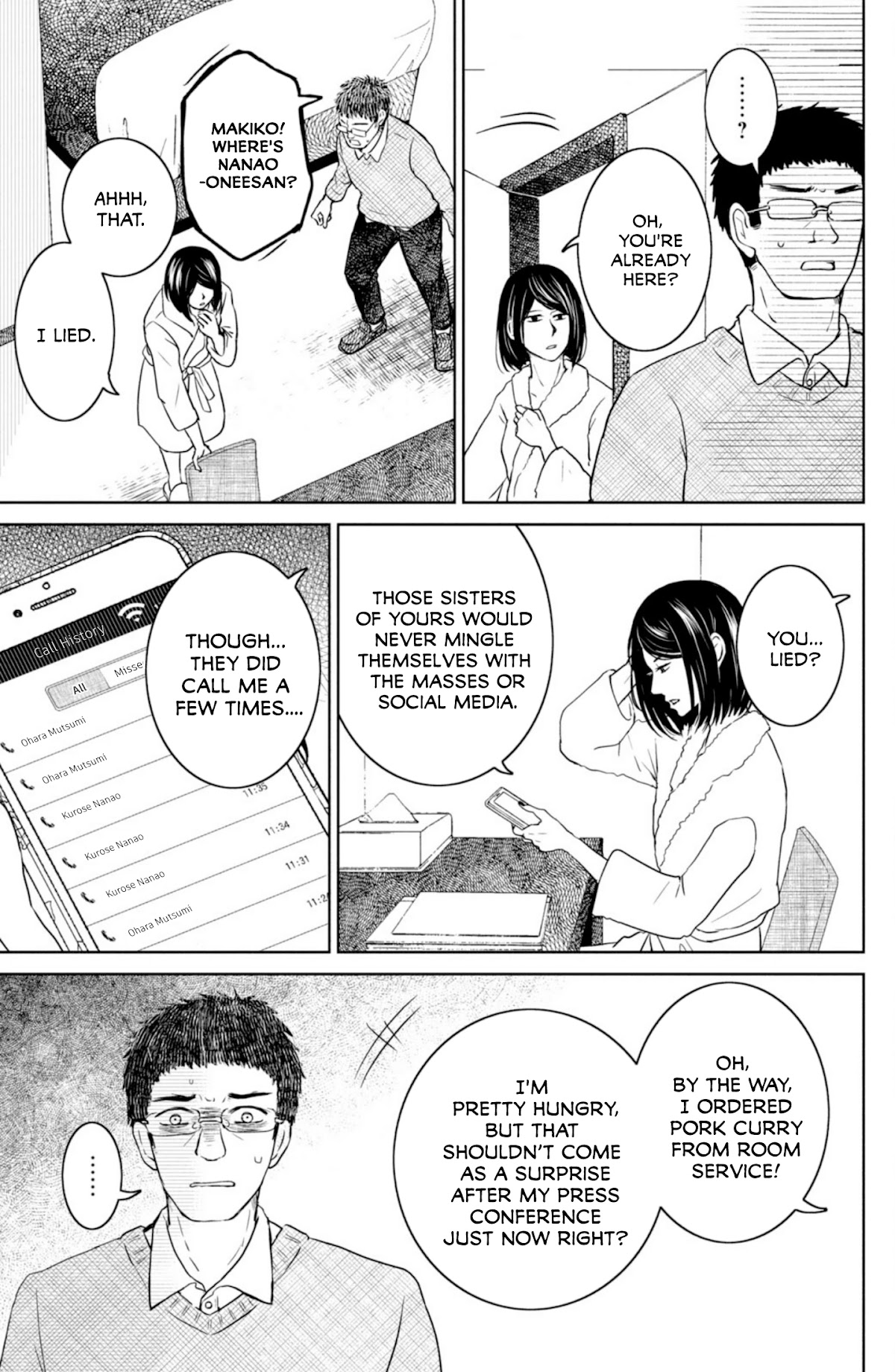 Mitarai-ke, Enjou suru Chapter 31 page 10 - Chapter 31: Mitarai Makiko is Working Behind the Scenes