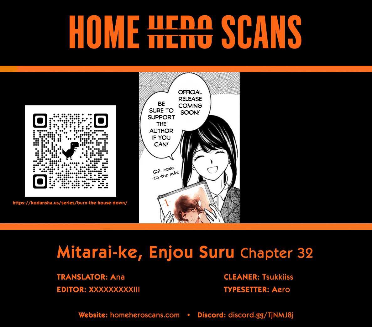 Mitarai-ke, Enjou suru Chapter 32 page 36 - Chapter 32: The Mitarai House is On Fire