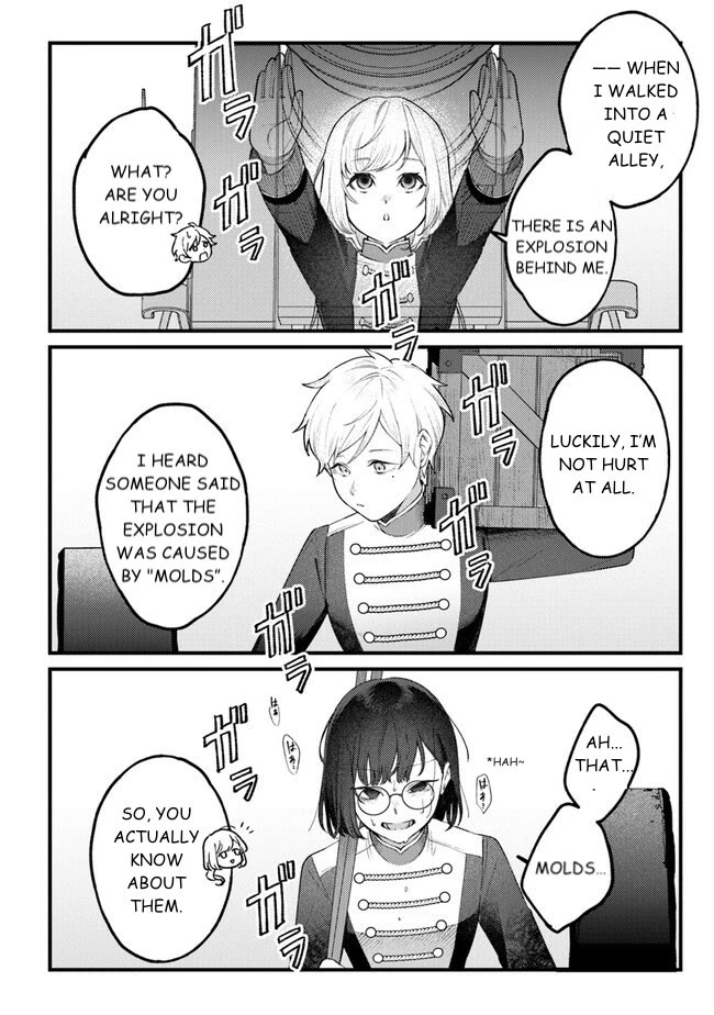 Mitsuba's Stories - The Cursed Girl and the Circle-Dance of Death (Rondo) Chapter 7 page 2 - Chapter 7: Cannonballs, Blanks, And A Nap