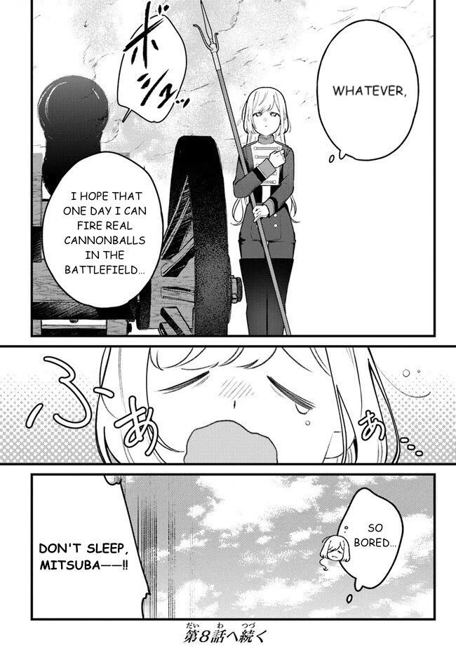 Mitsuba's Stories - The Cursed Girl and the Circle-Dance of Death (Rondo) Chapter 7 page 22 - Chapter 7: Cannonballs, Blanks, And A Nap