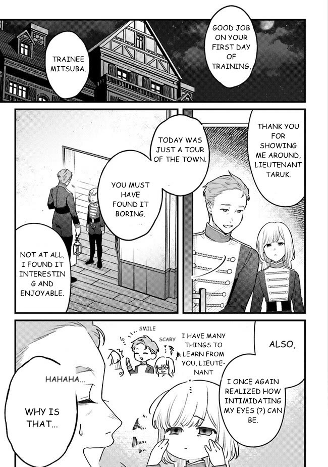 Mitsuba's Stories - The Cursed Girl and the Circle-Dance of Death (Rondo) Chapter 8 page 9 - Chapter 8: Uninvited Trainee