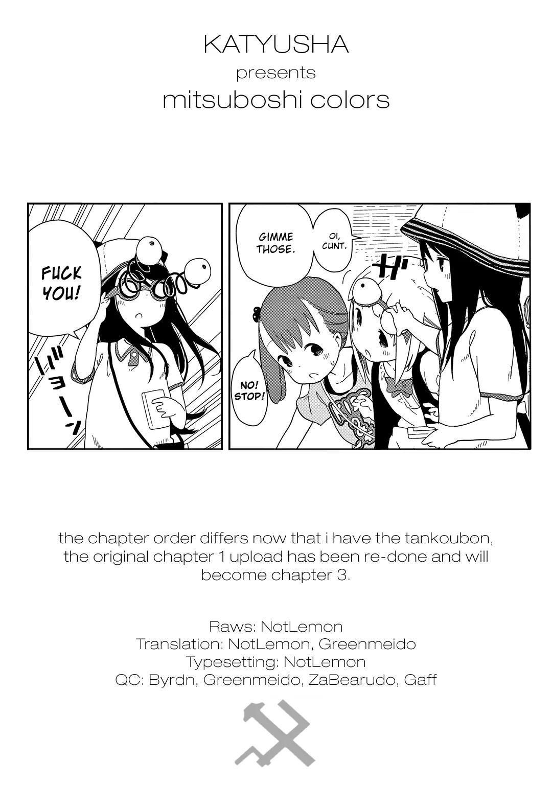 Mitsuboshi Colors Chapter 1 page 19 - Chapter 1: Colors