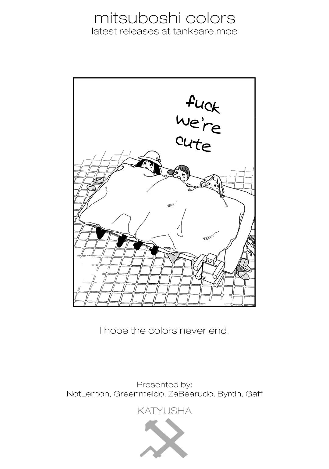 Mitsuboshi Colors Chapter 11 page 9 - Chapter 11: Taking a Nap in the Park