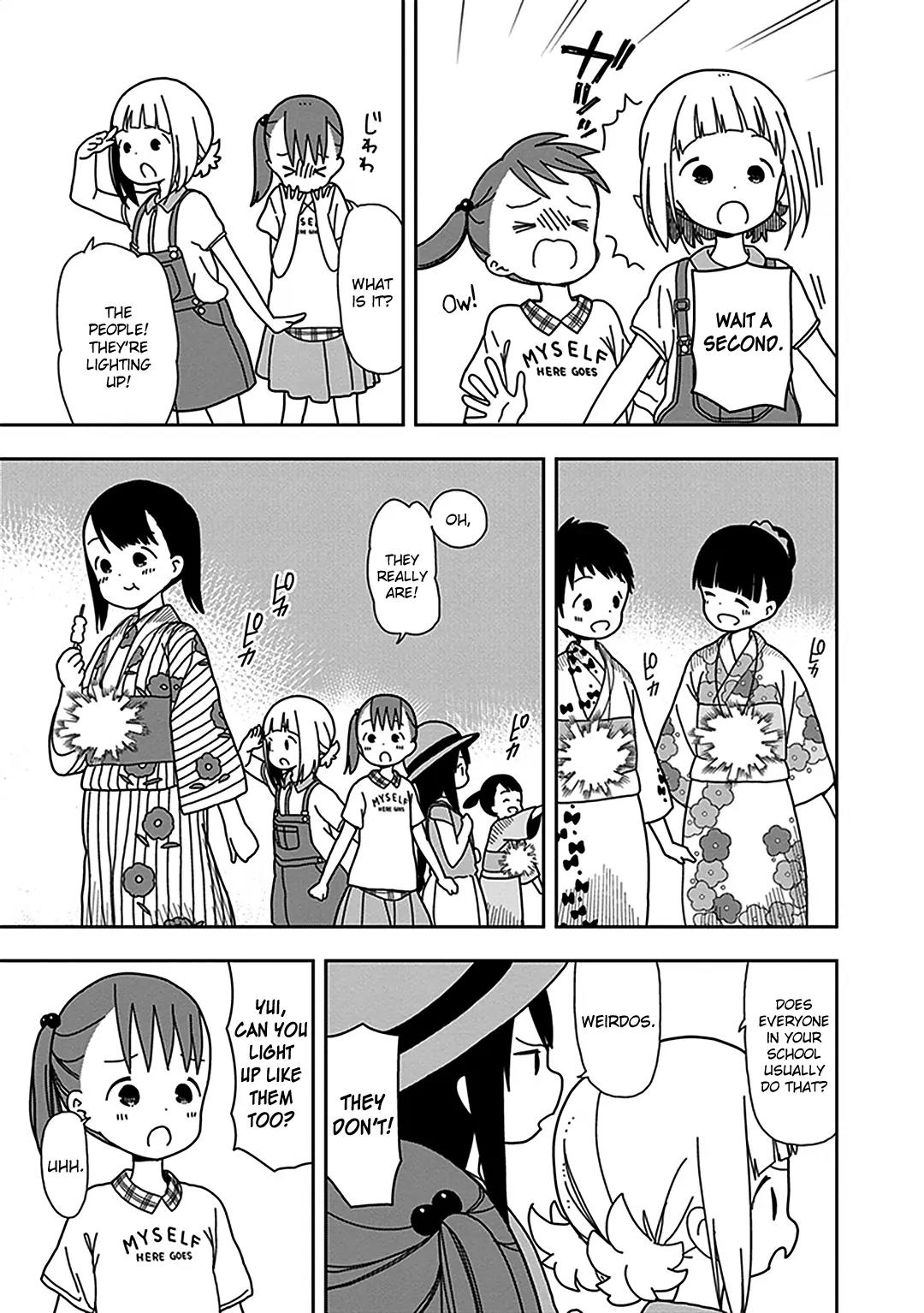 Mitsuboshi Colors Chapter 28 page 13 - Chapter 28: Akamatsu Yui