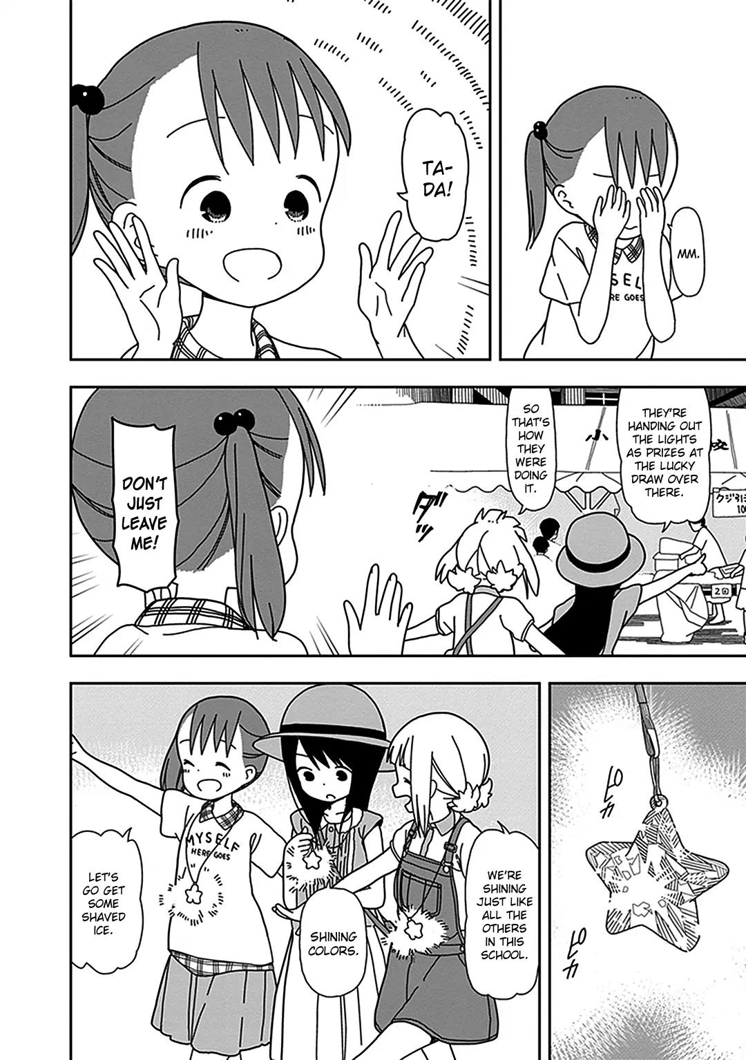 Mitsuboshi Colors Chapter 28 page 14 - Chapter 28: Akamatsu Yui
