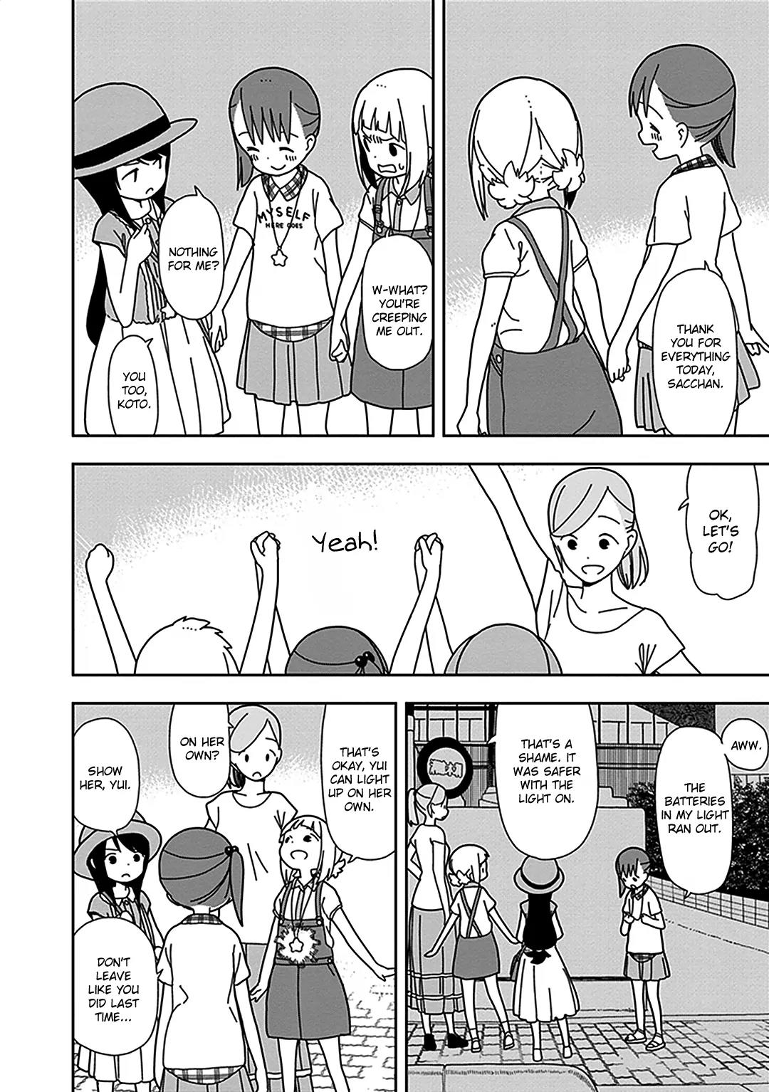 Mitsuboshi Colors Chapter 28 page 18 - Chapter 28: Akamatsu Yui