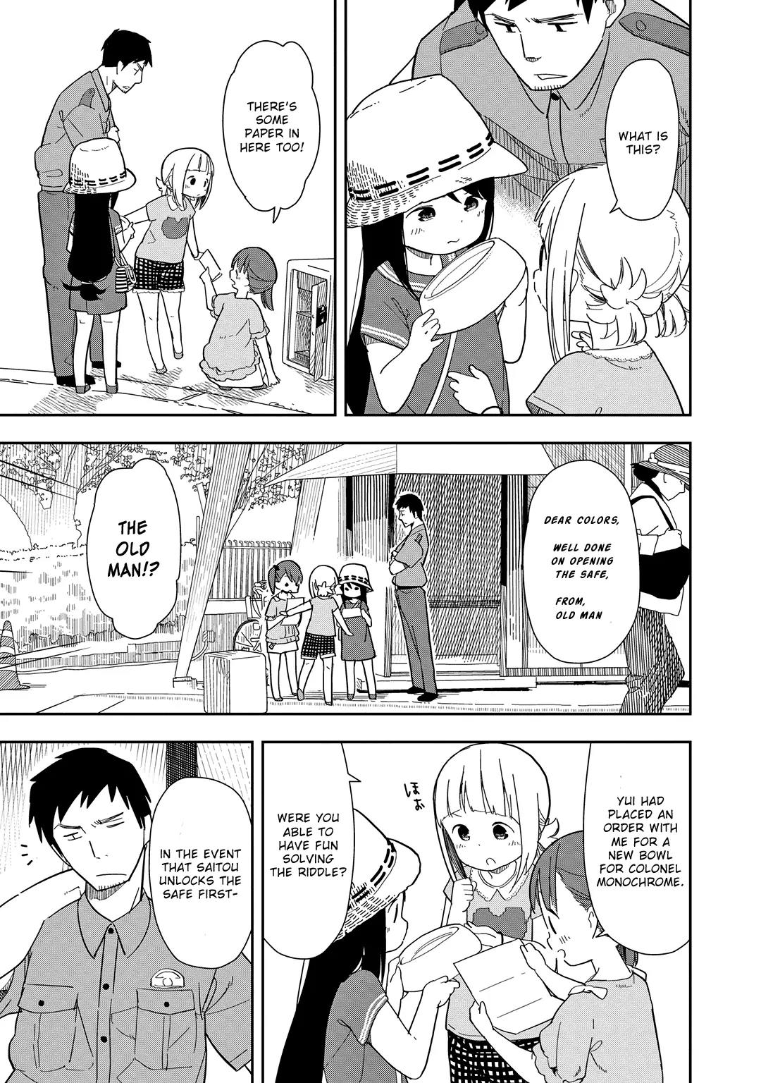 Mitsuboshi Colors Chapter 3 page 13 - Chapter 3: Treasure Hunt