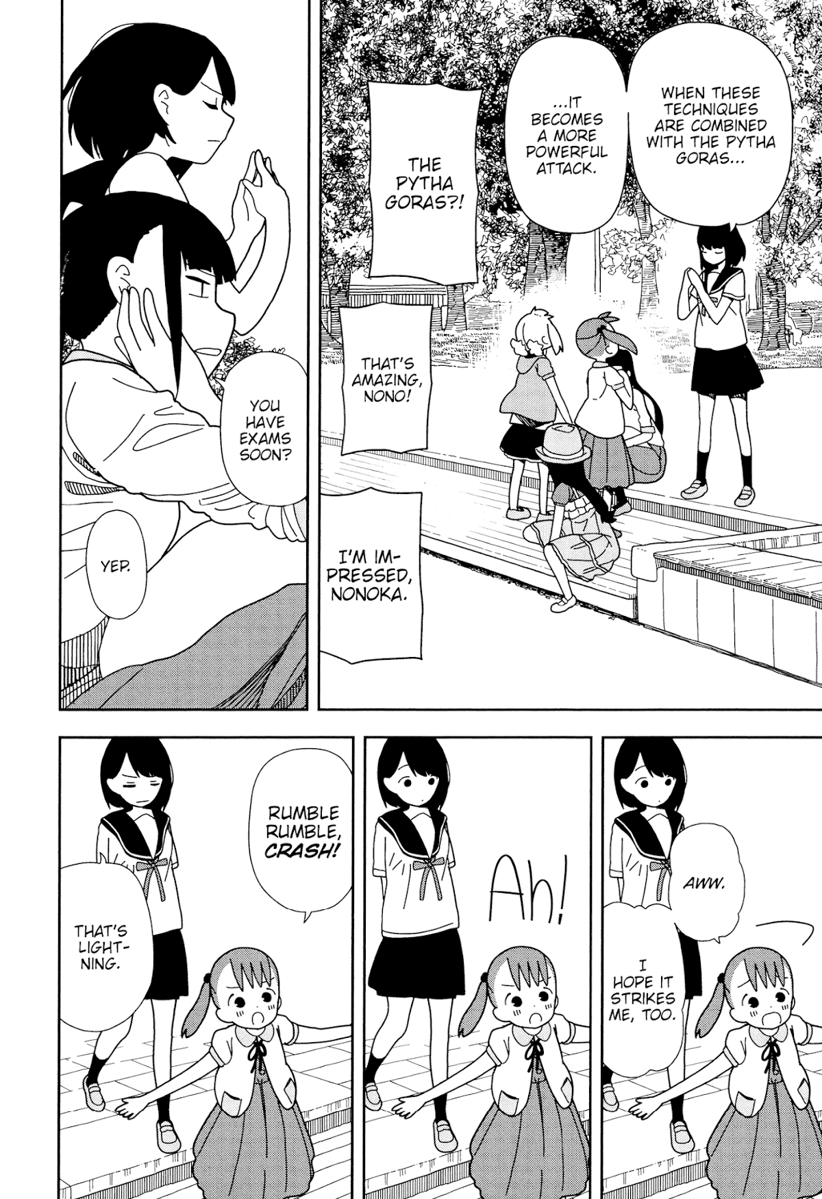 Mitsuboshi Colors Chapter 39 page 12 - Chapter 39: Special Move!