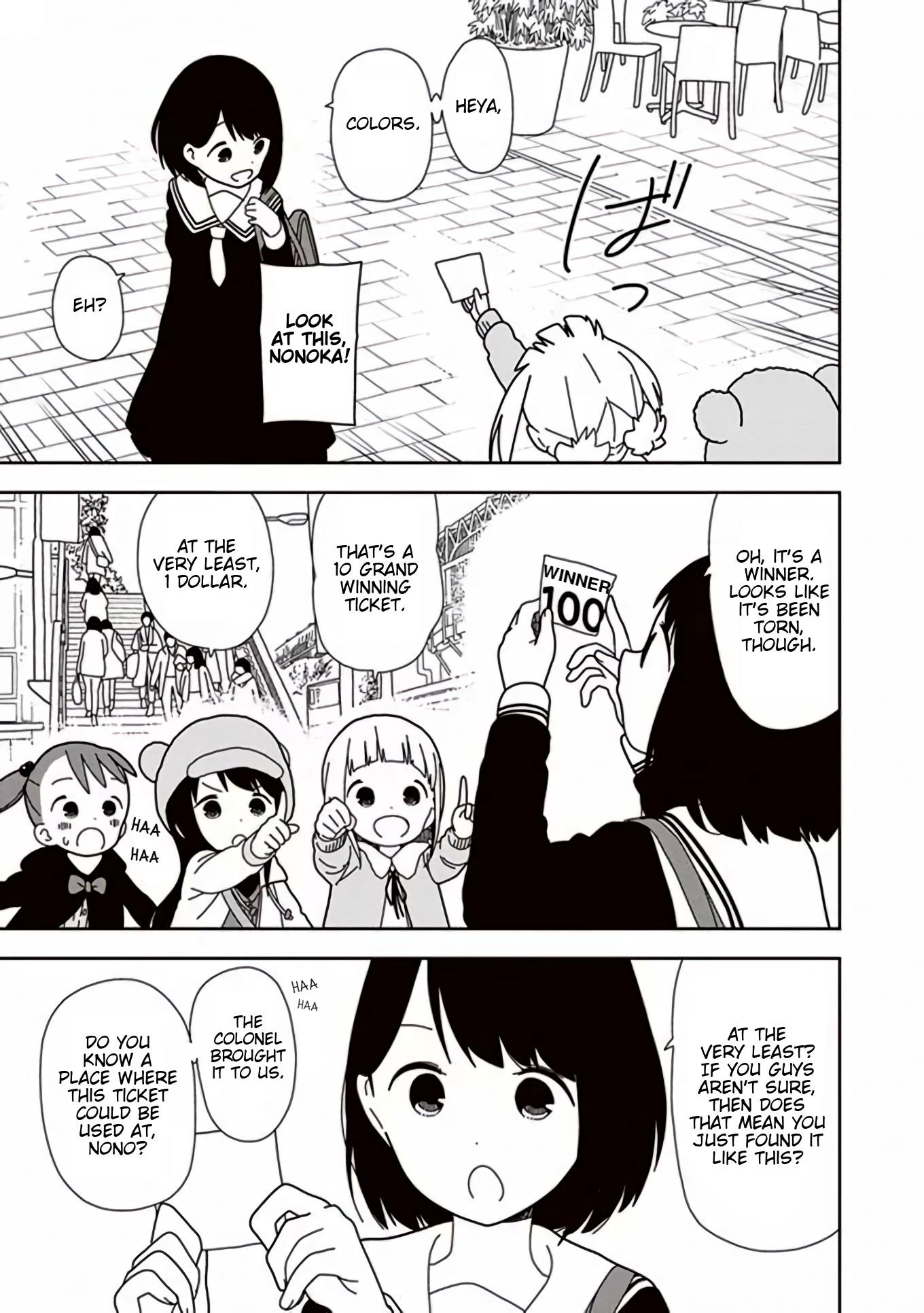 Mitsuboshi Colors Chapter 42 page 9 - Chapter 42: Winner