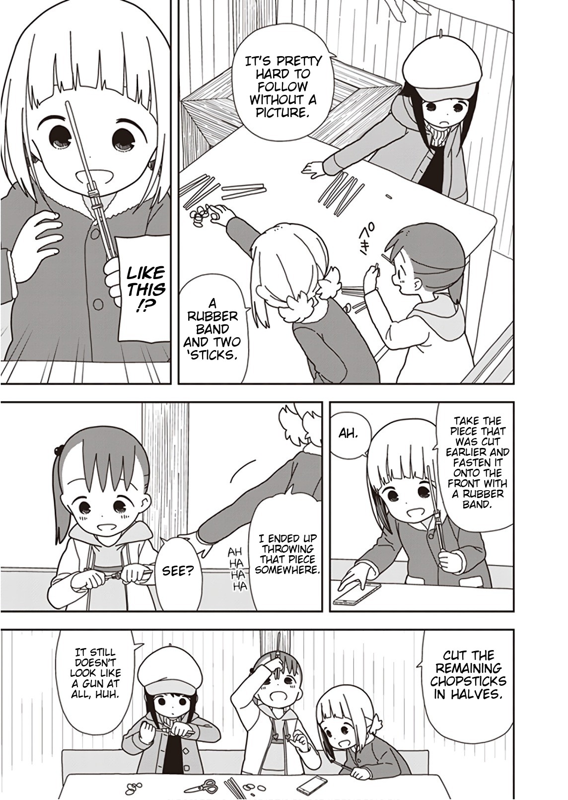 Mitsuboshi Colors Chapter 44 page 13 - Chapter 44: Rubber Band Gun