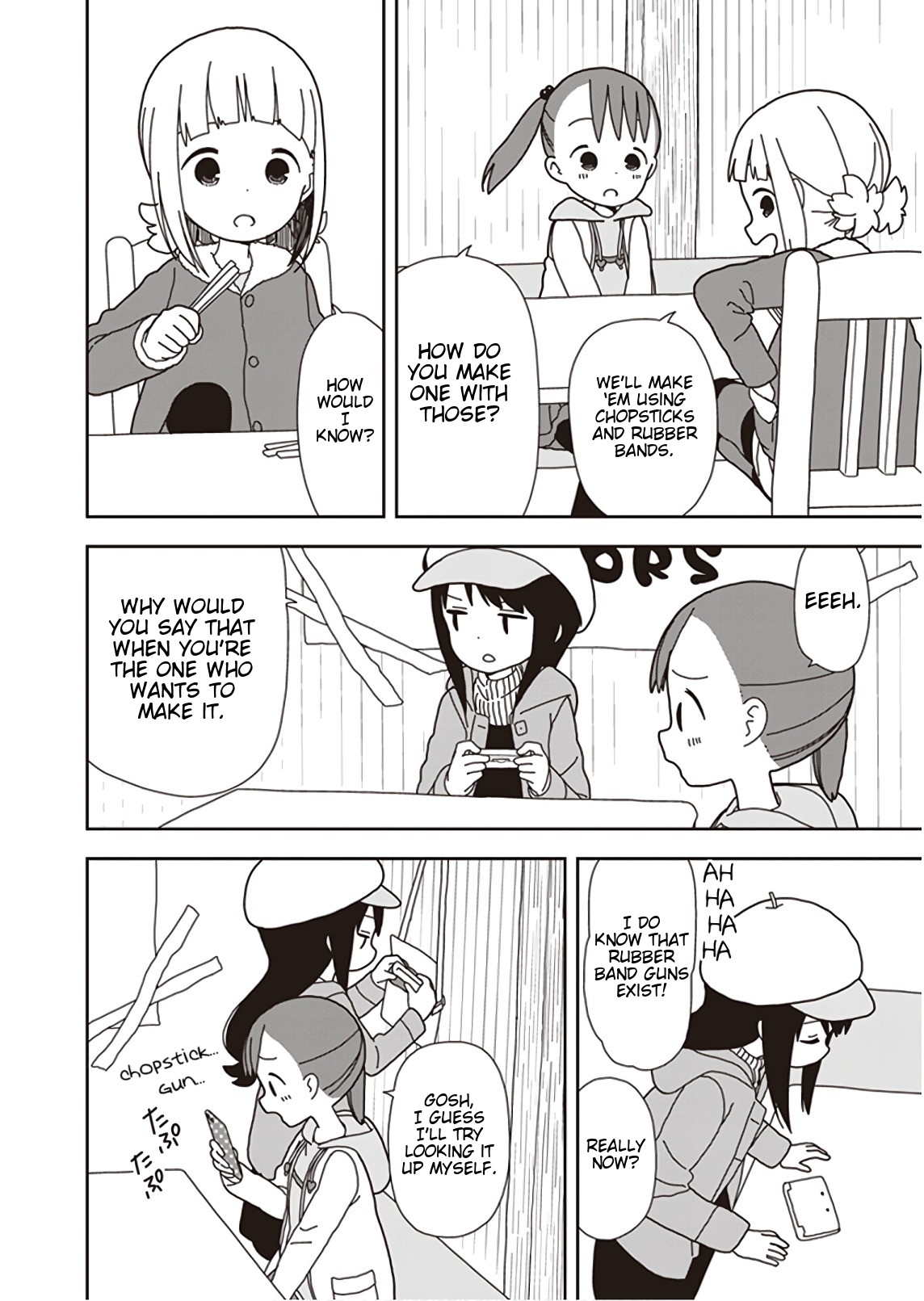 Mitsuboshi Colors Chapter 44 page 8 - Chapter 44: Rubber Band Gun