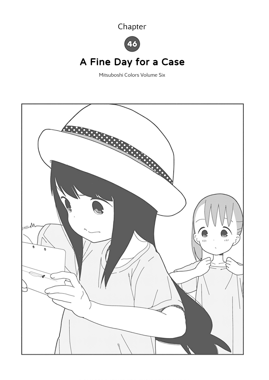 Mitsuboshi Colors Chapter 46 page 1 - Chapter 46: A Fine Day for a Case