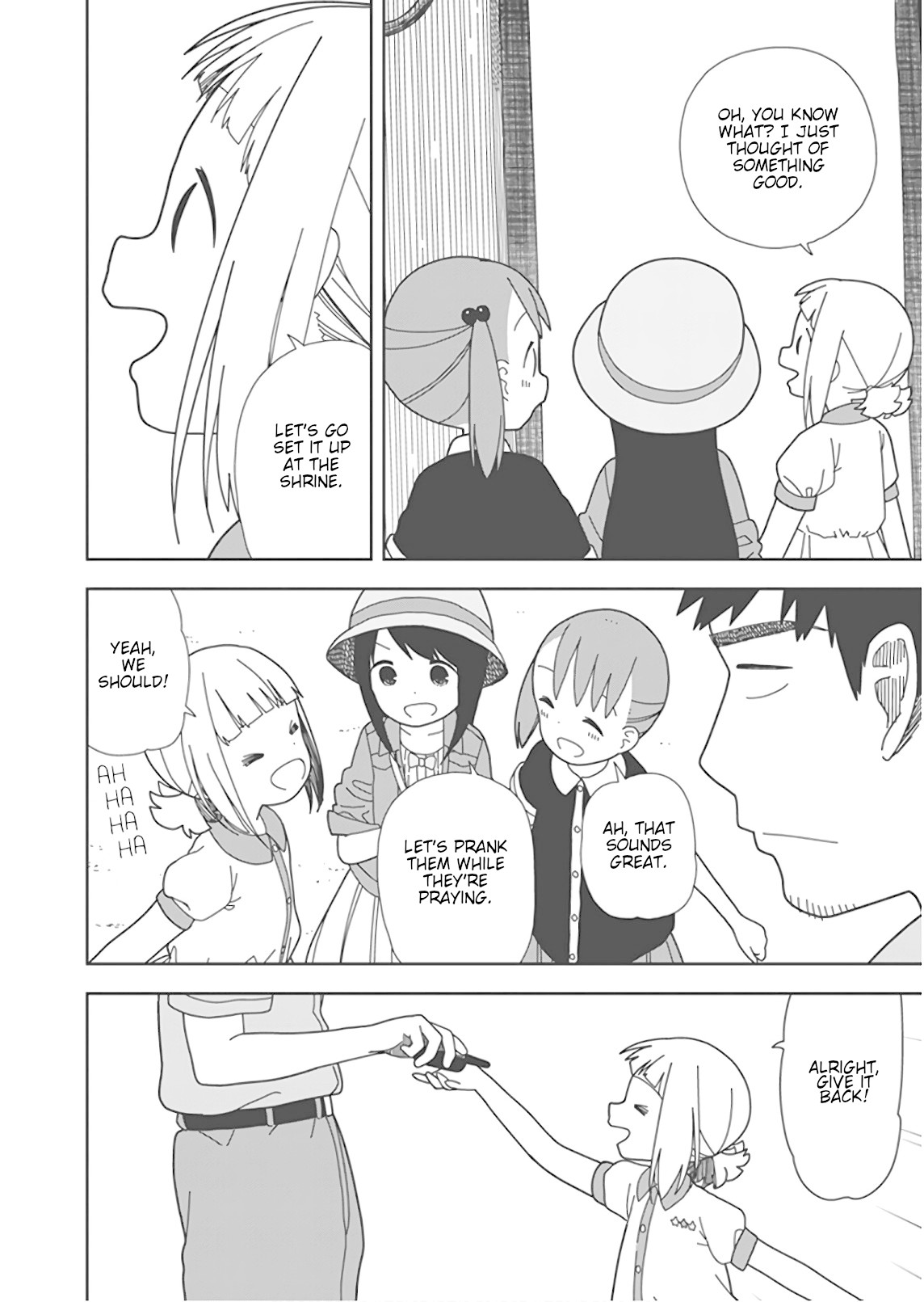 Mitsuboshi Colors Chapter 47 page 12 - Chapter 47: Colors Prank