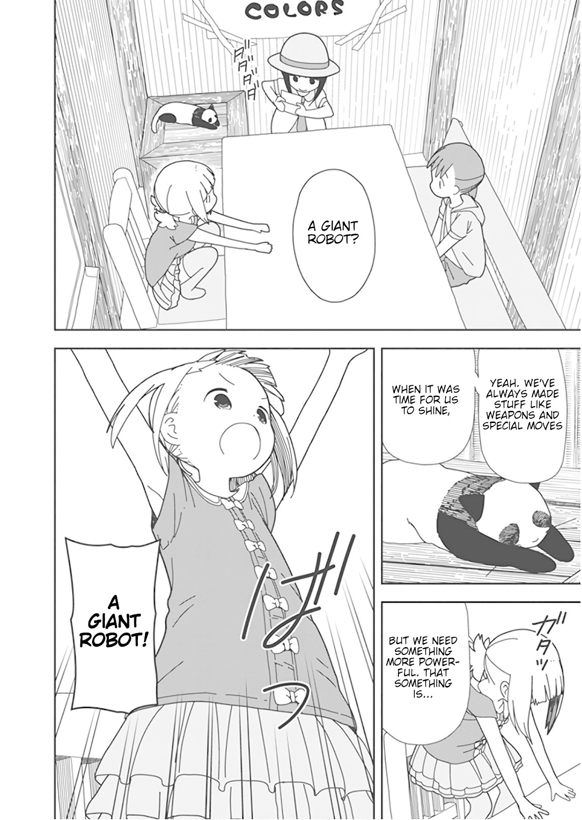 Mitsuboshi Colors Chapter 48 page 2 - Chapter 48: Finding The Giant Robot ~Part 1~