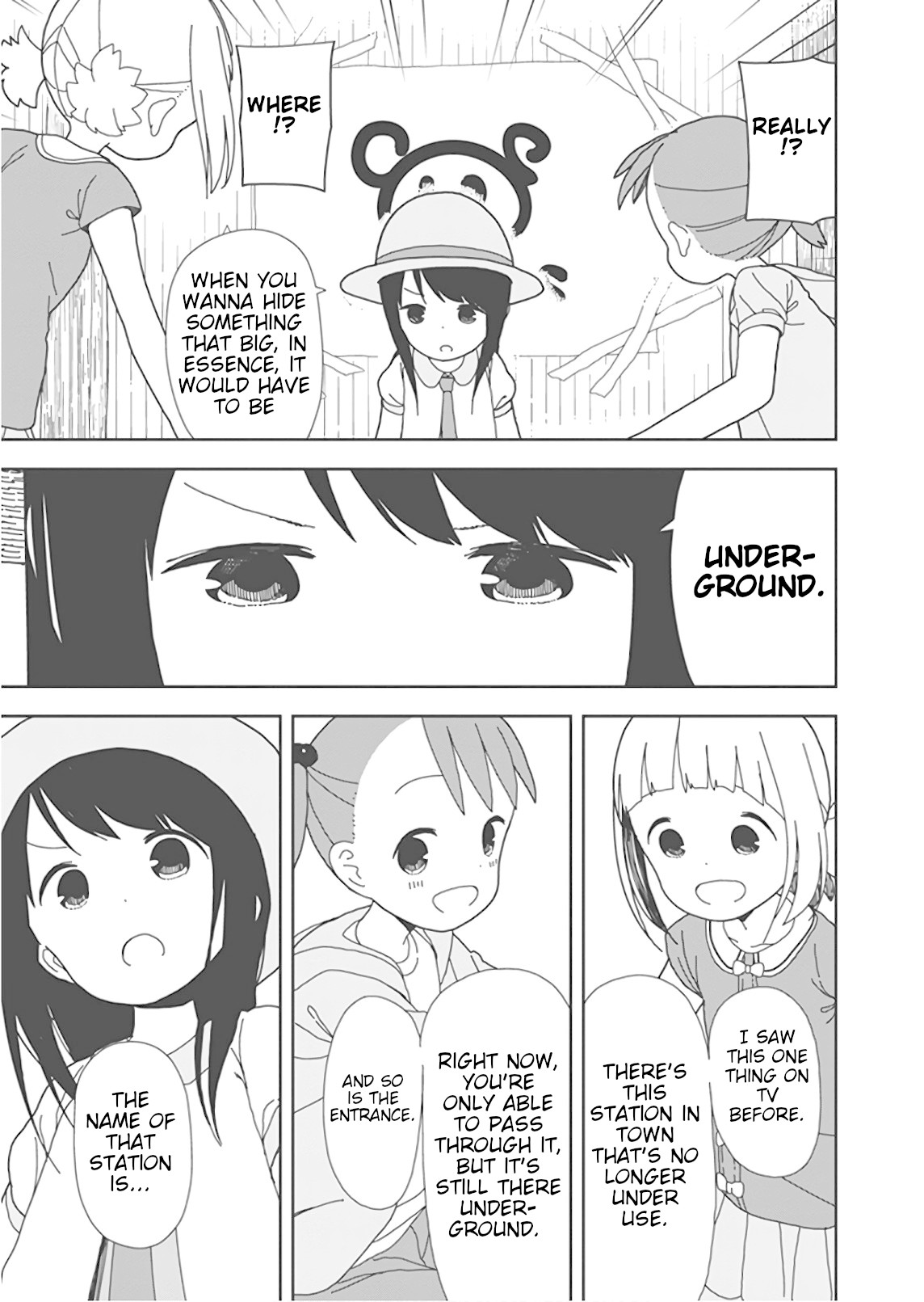 Mitsuboshi Colors Chapter 48 page 5 - Chapter 48: Finding The Giant Robot ~Part 1~