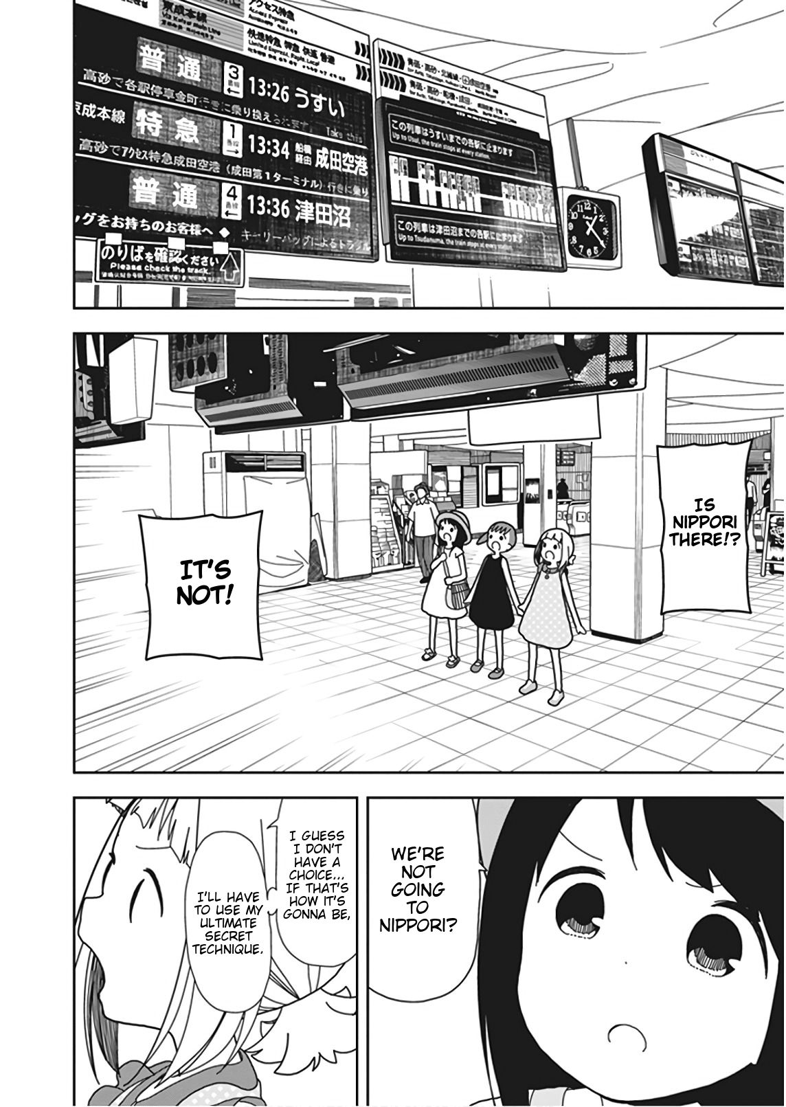 Mitsuboshi Colors Chapter 49 page 12 - Chapter 49: Finding The Giant Robot ~Part 2~