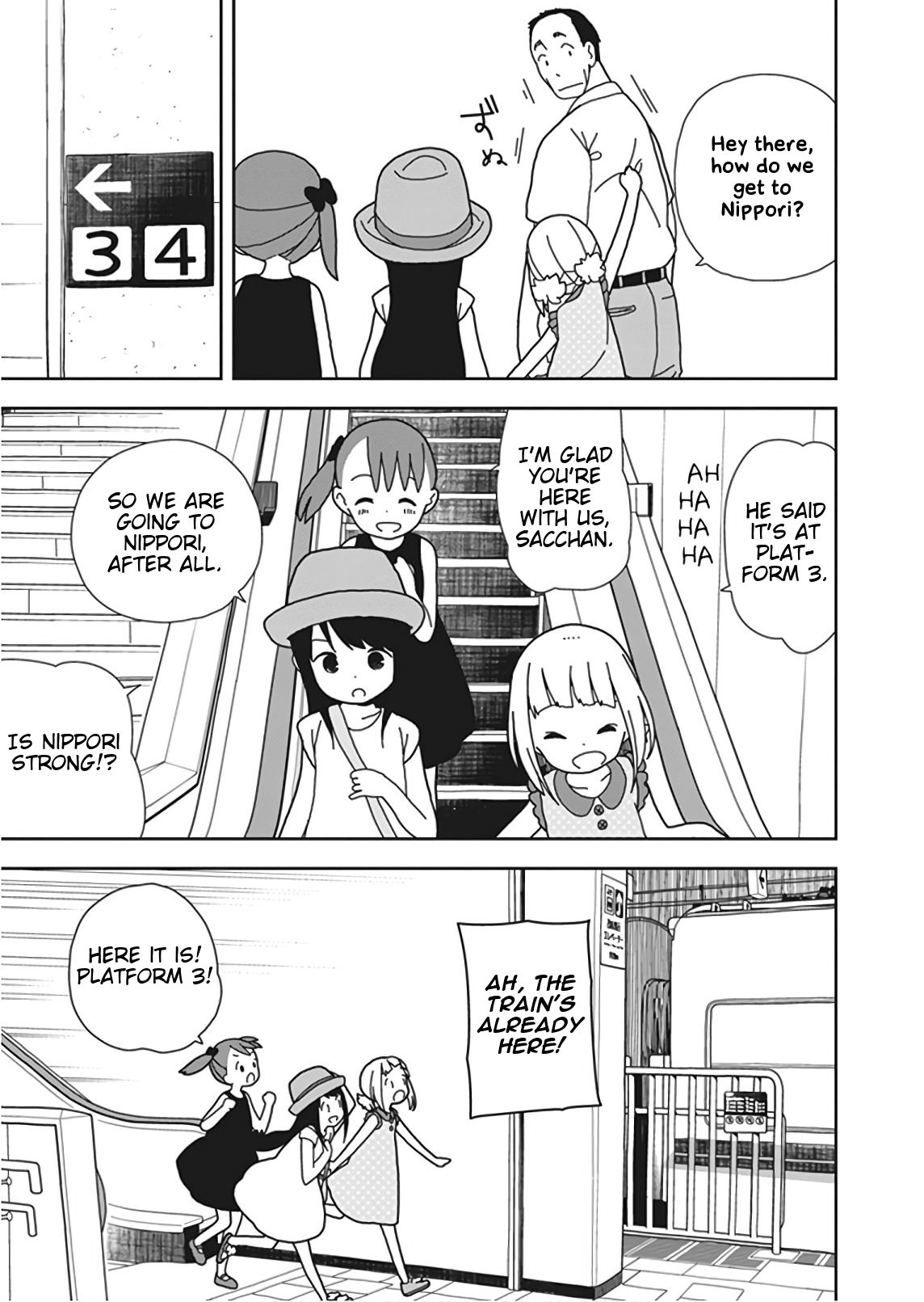 Mitsuboshi Colors Chapter 49 page 13 - Chapter 49: Finding The Giant Robot ~Part 2~