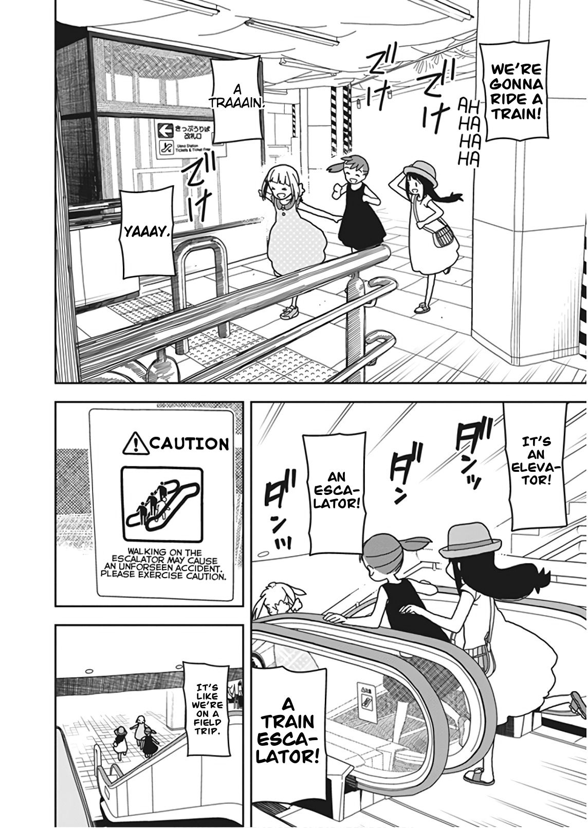 Mitsuboshi Colors Chapter 49 page 4 - Chapter 49: Finding The Giant Robot ~Part 2~