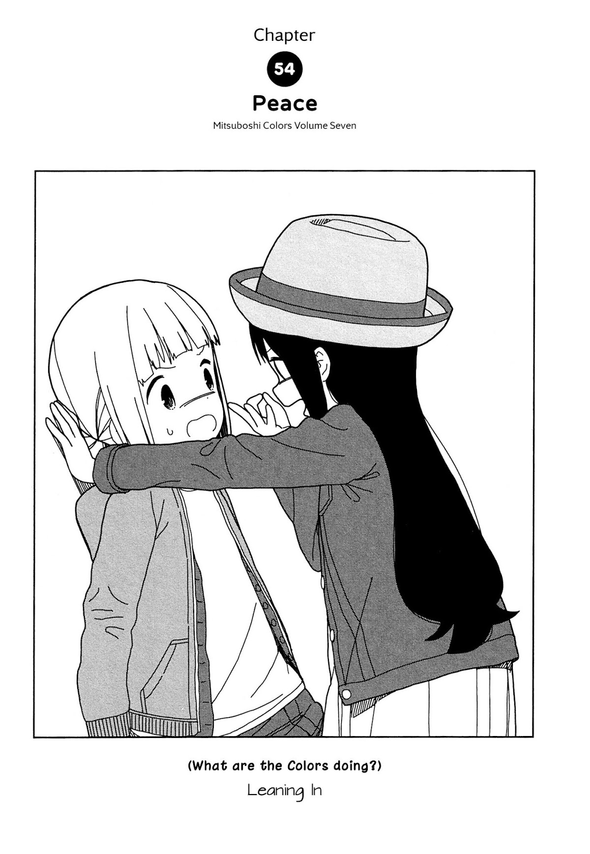 Mitsuboshi Colors Chapter 54 page 1 - Chapter 54: Peace