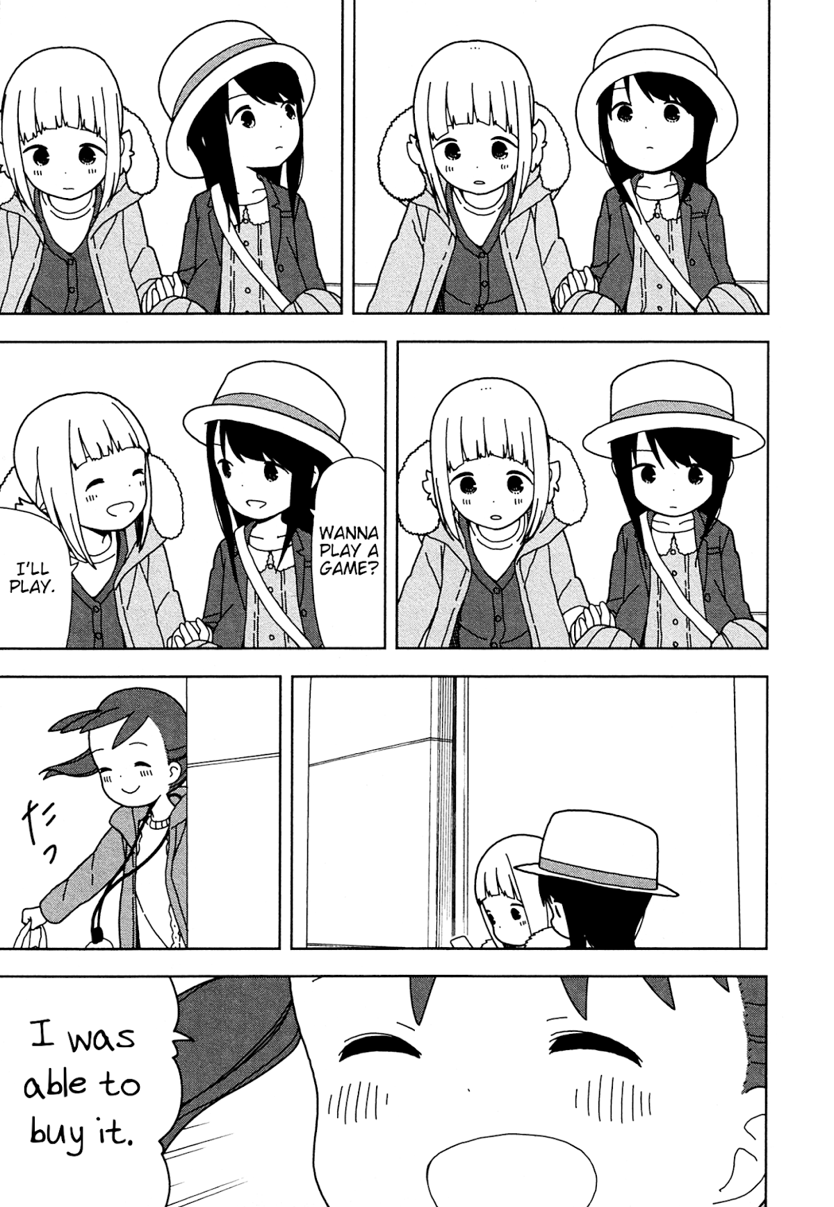 Mitsuboshi Colors Chapter 55 page 11 - Chapter 55: Three People Four Legs